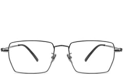 Rechthoekige grijze titanium bril #BS0406-0191