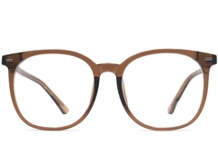 Ovale braune TR90-Brille #BS0406-0217