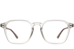 Lunettes rectangulaires grises TR90 #BS0406-0221