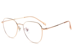 Gafas ovaladas de titanio rosa #BS0406-0273