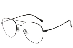 Gafas de aviador de titanio negro #BS0406-0274