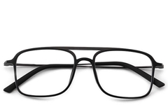 Aviator Black Ultem Glasses #BS0406-0314