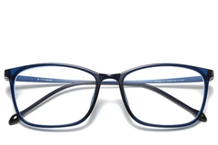 Rectangular Blue Ultem Glasses #BS0406-0315