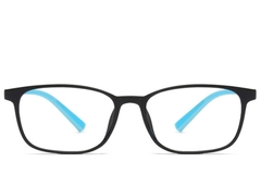 Gafas rectangulares azules TR90 para niños #BS0406-0350