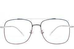 Lunettes aviateur en métal bleu #BS0406-0369