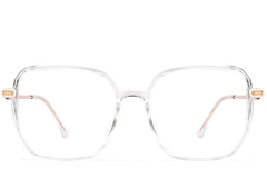 Lunettes géométriques transparentes TR90 #BS0406-0374