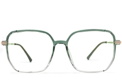 Geometrische groene TR90-bril #BS0406-0376