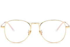 Lunettes aviateur en métal doré #BS0406-0431