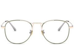 Gafas de metal verde aviador #BS0406-0432