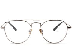 Aviator Silver Metal Glasses #BS0406-0437