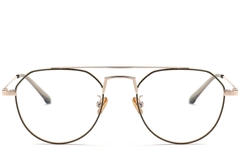 Aviator Green Metal Glasses #BS0406-0439