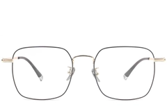 Geometrische goldene Titanbrille #BS0406-0463