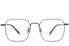Lunettes géométriques grises en titane #BS0406-0467