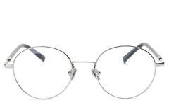 Ovale zilveren metalen bril #BS0406-0469
