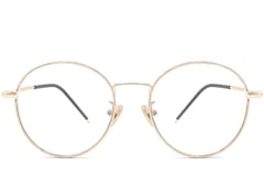 Oval Golden Metal Kids Glasses #BS0406-0480