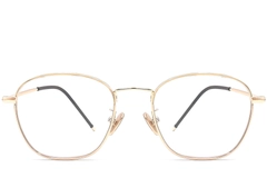 Ovale gouden metalen kinderbril #BS0406-0485