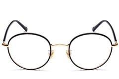 Oval Golden Metal Kids Glasses #BS0406-0489