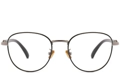 Oval Grey Metal Glasses #BS0406-0499