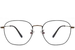 Oval Black Titanium Glasses #BS0406-0527