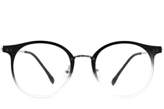 Ovale schwarze TR90-Brille #BS0406-0536