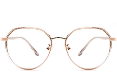 Geometric Brown TR90 Glasses #BS0406-0557