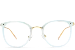 Ovale blauwe TR90 kinderbril #BS0406-0622
