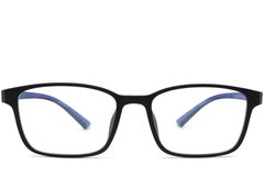 Gafas rectangulares azules TR90 #BS0420-0004