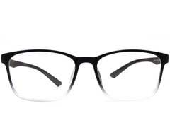 Rechteckige transparente TR90-Brille #BS0420-0010