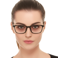 Gafas rectangulares negras TR90 #BS0420-0018