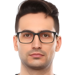 Gafas rectangulares TR90 verdes #BS0420-0025
