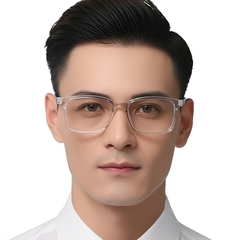 Rectangular Blue TR90 Glasses #BS0420-0026