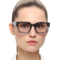 Rectangular Grey Acetate Glasses #BS0420-0335