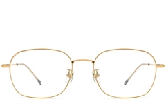 Rectangular Golden Titanium Glasses #BS0423-0115