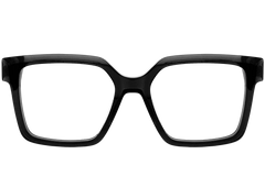 Gafas rectangulares de acetato negro #BS0522-0025