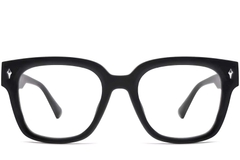Lunettes rectangulaires noires TR90 #BS0824-0081