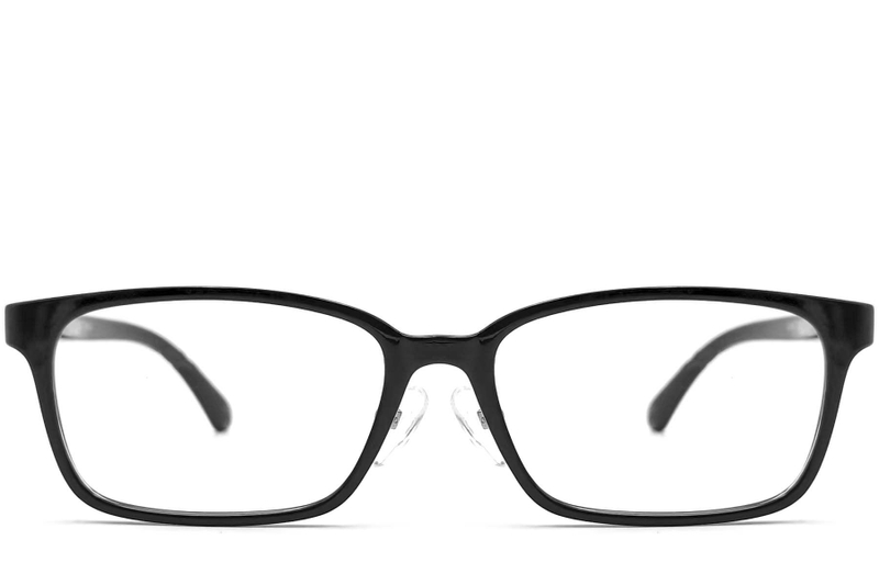 Gafas rectangulares negras TR90 #BS1013-0004