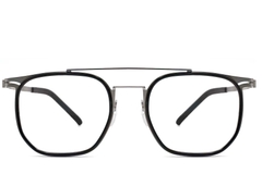 Aviator Black Titanium Glasses #BS1013-0026