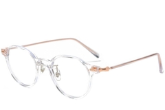 Gafas TR90 ovaladas transparentes #BS1025-0014