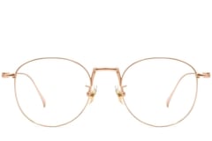 Oval Pink Titanium Glasses #BS1913-0134