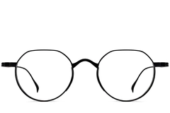 Geometric Black Titanium Glasses #BS1913-0139