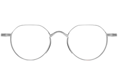 Geometric Silver Titanium Glasses #BS1913-0141