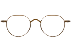 Geometrische koperen titanium bril #BS1913-0142