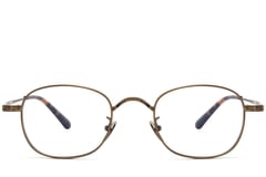 Oval Copper Titanium Glasses #BS1913-0148