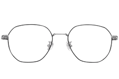 Geometric Black Titanium Glasses #BS1913-0153