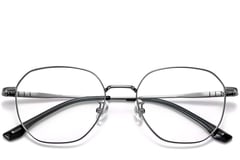 Geometrische grijze titanium bril #BS1913-0155