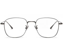 Rectangular Grey Titanium Glasses #BS1913-0163
