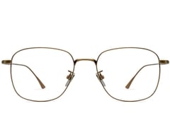 Lunettes rectangulaires en cuivre et titane #BS1913-0165