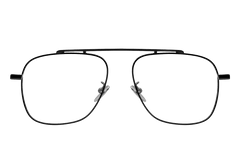 Lunettes aviateur noires en titane #BS1913-0166