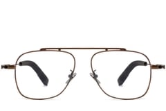 Lunettes aviateur en cuivre et titane #BS1913-0168