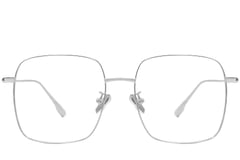 Rectangular Silver Titanium Glasses #BS1913-0170